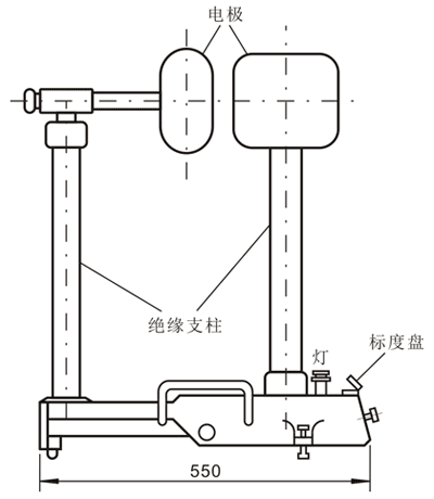 國(guó)產(chǎn)Q4-V型靜電電壓表結(jié)構(gòu)圖